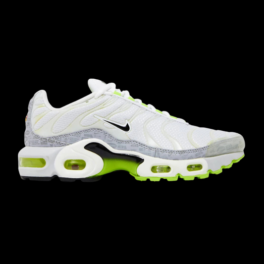 NIKE AIR MAX PLUS TN "REFLECTIVE LOGO - WHITE VOLT"