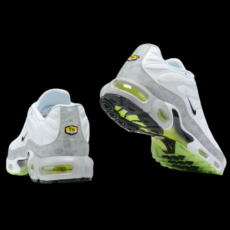NIKE AIR MAX PLUS TN "REFLECTIVE LOGO - WHITE VOLT"