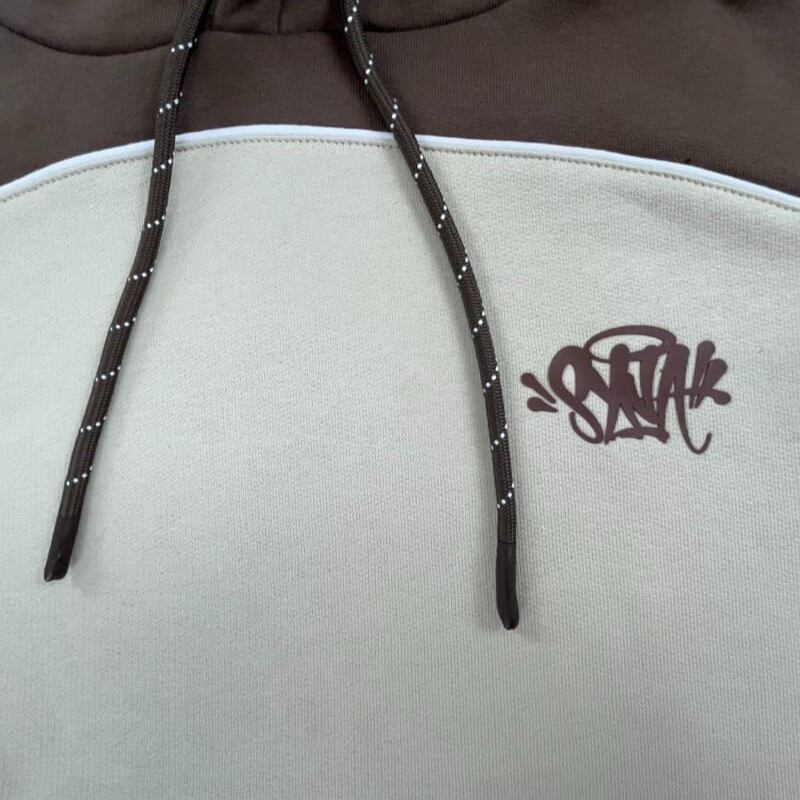 CONJUNTO SYNA WORLD "WHITE AND BROWN"
