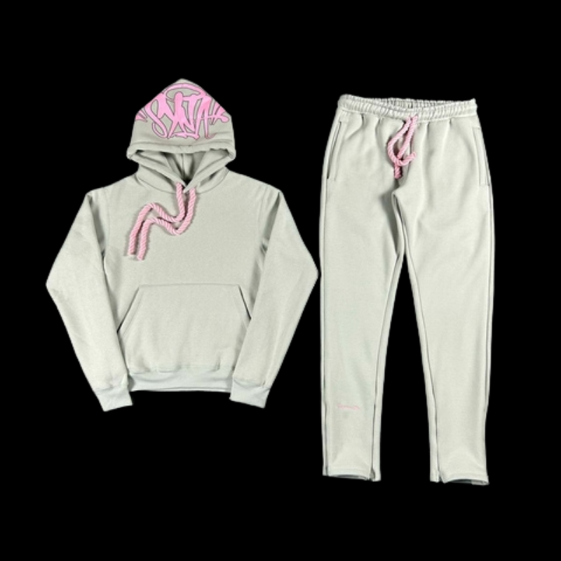 CONJUNTO SYNA WORLD "GREY AND PINK"