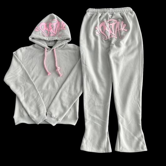CONJUNTO SYNA WORLD "GREY AND PINK"