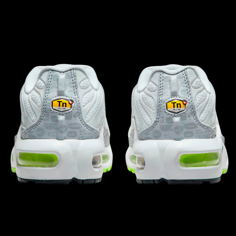 NIKE AIR MAX PLUS TN "REFLECTIVE LOGO - WHITE VOLT"