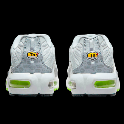 NIKE AIR MAX PLUS TN "REFLECTIVE LOGO - WHITE VOLT"